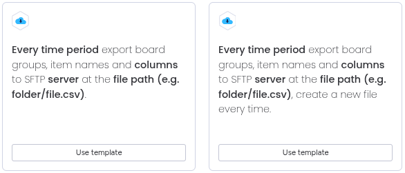 Integrations for Export
